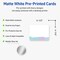 Avery Printable Rounded Corner Postcards with Sure Feed Technology, Pre-Printed Iridescent Watercolors Design, Matte White, 4-1/4" x 5-1/2", Laser & Inkjet Compatible, 20 Total